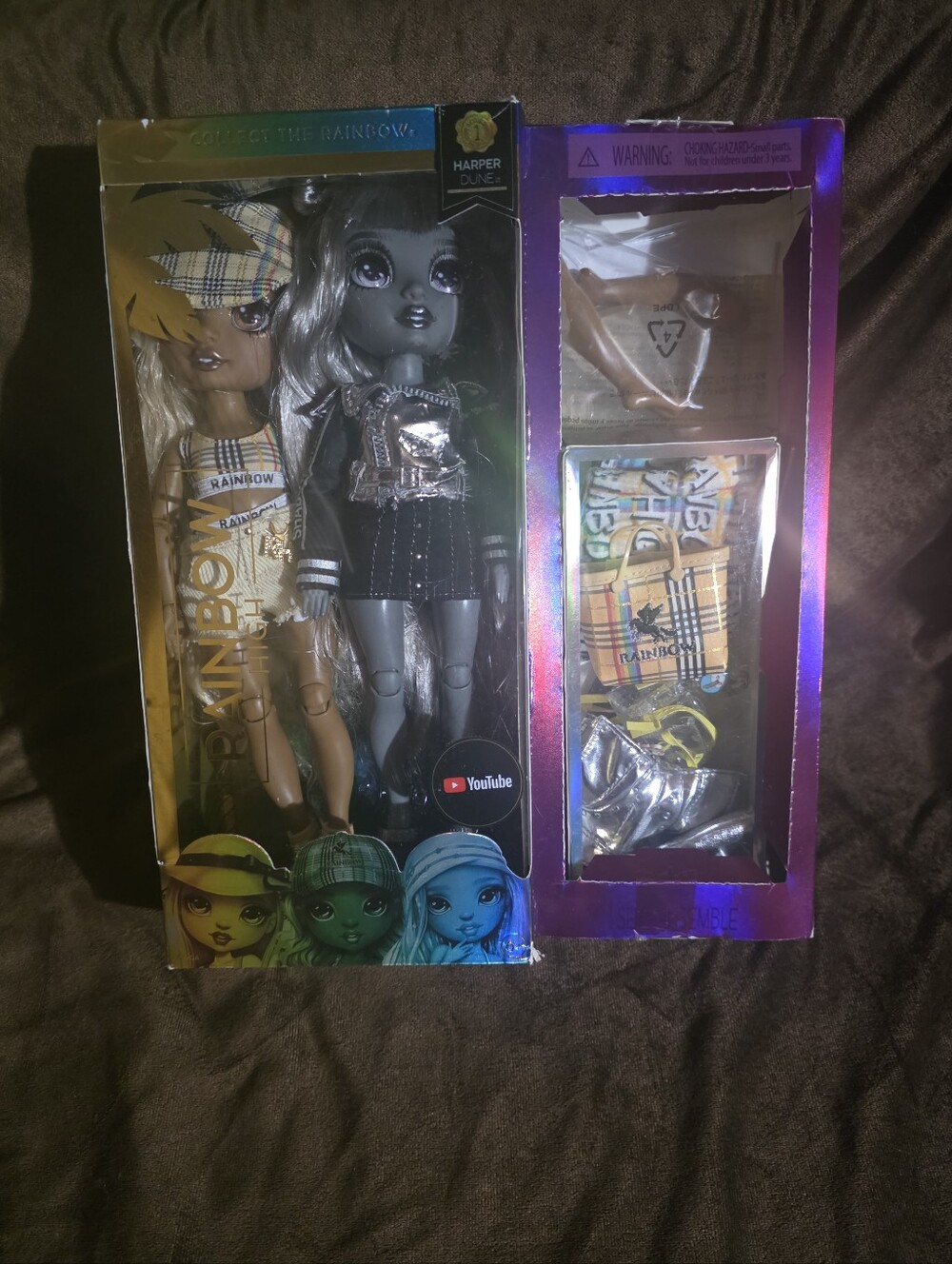 Rainbow High Doll Duo Set - Shadow High Luna Madison Doll + Harper Dune Doll
